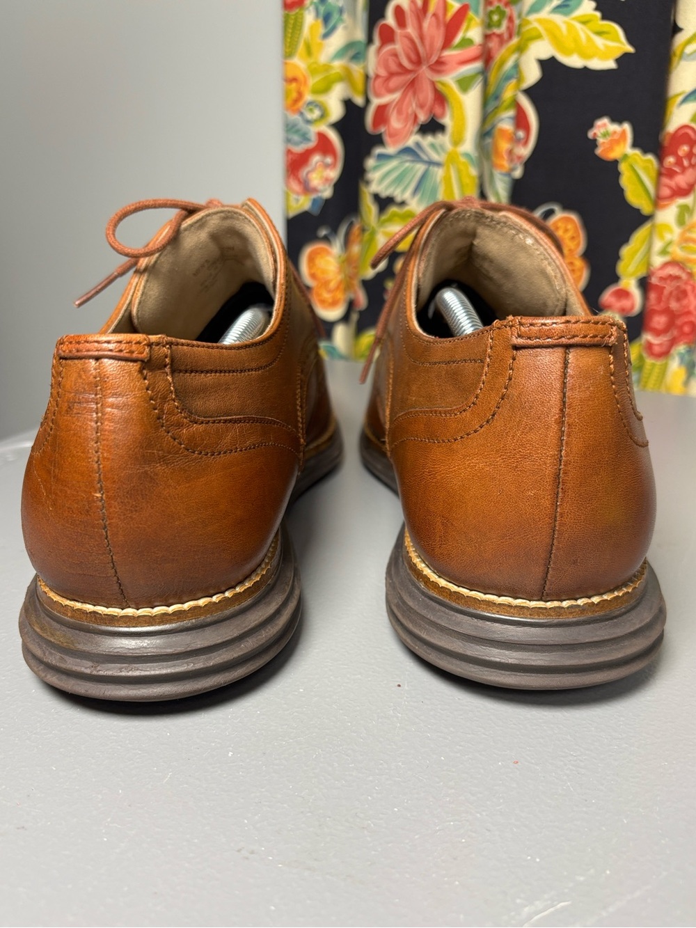 Men's ØriginalGrand Remastered Wingtip Oxfords Woodbury Java Brown 12 - Picture 4 of 7